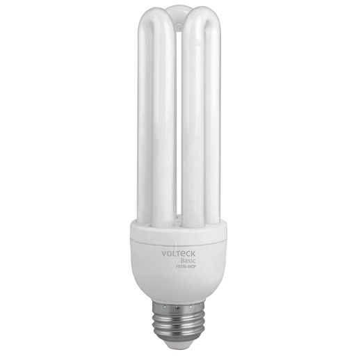 [HC45038] VOLTECK LAMPARA 24W LUZ       BLANCA TRIPLE FOTRI-24CP