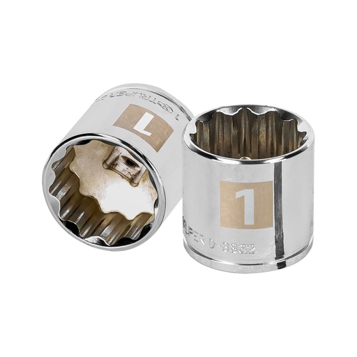 [HC46988] TRUPER DADO D-5232 1"  CUADRO3/8" 12 PUNTAS STD