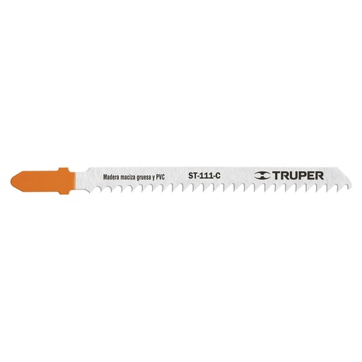 [HC43493] TRUPER SEGUETA ZANCO "T" ST-111-C CORTE RECTO P/MADERA 5PZA