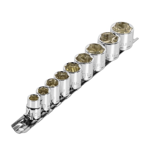 [HC44375] PRETUL DADO JD-3/8X10SAE-P CUADRO 3/8" 9PZA STD