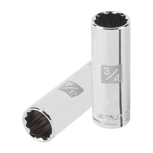 [HC46818] TRUPER DADO D-5324-E 3/4" CUADRO 1/2" LARGO 12 PUNTA STD