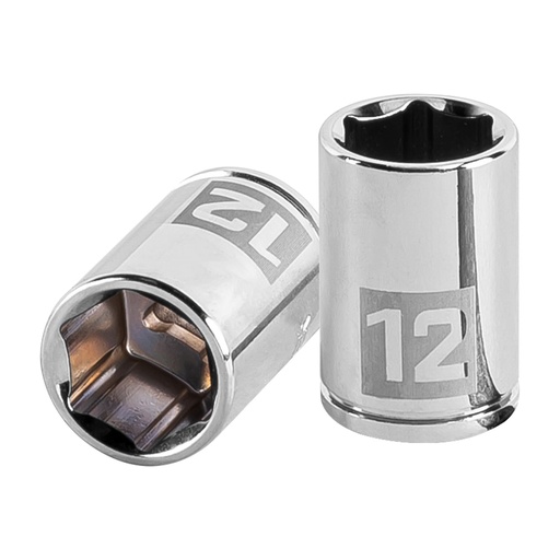 [HC47267] TRUPER DADO D-4712-M 12MM CUADRO 1/4" 6 PUNTAS MM