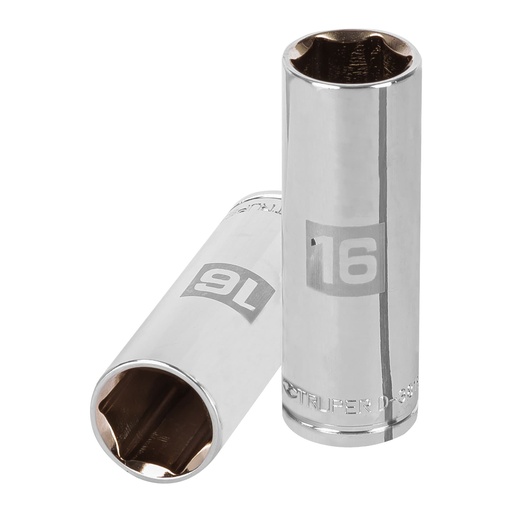 [HC46952] TRUPER DADO D-5016-HM 16MM CUADRO 3/8" LARGO 6 PUNTAS MM
