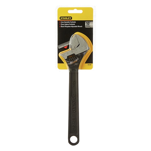 [HC44348] STANLEY LLAVE AJUSTABLE 12" 87-048 APERTURA 19.1MM NEGRA