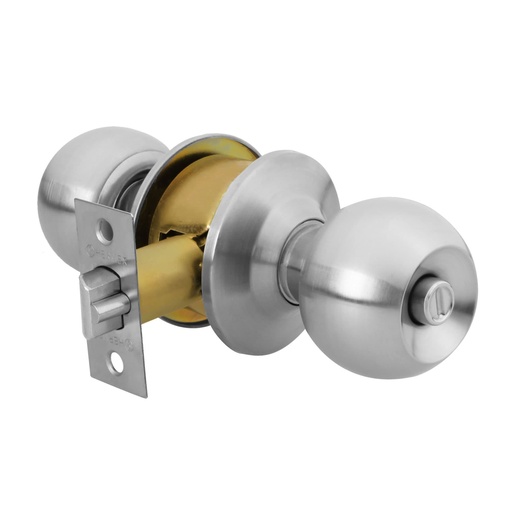 [HC47113] HERMEX CERRADURA BAL-CM-RP ESFERA RECAMARA CROMO MATE