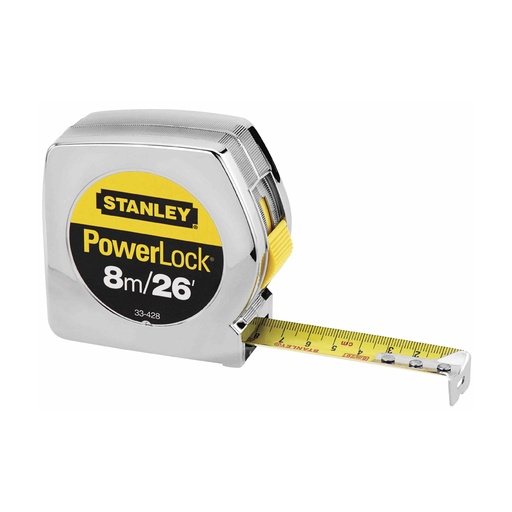 [HC44255] STANLEY FLEXOMETRO 1" 8MT POWERLOCK 33-428