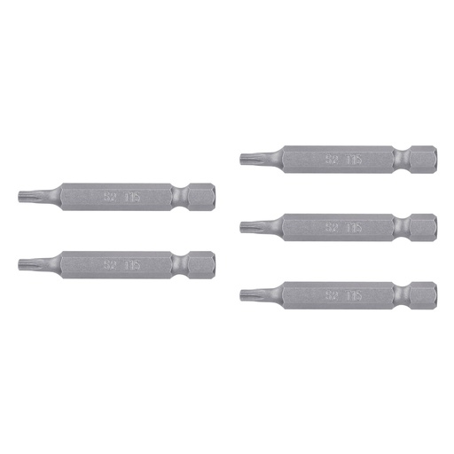 [HC26049] TRUPER JGO PUNTAS TORX 5PZ    T15 2" ESTUCHE PUDE-5215
