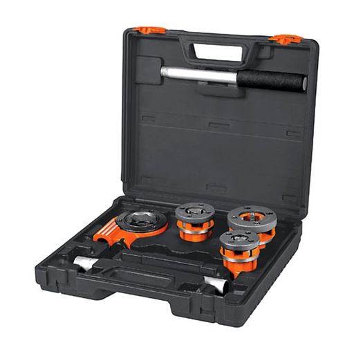[HC44659] TRUPER TARRAJA P/TUBO TA-850 4PZA CABEZAL REVERSIBLE