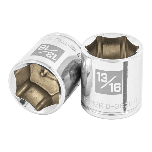 [HC47206] TRUPER DADO D-5226-H 13/16" CUADRO 3/8" 6 PUNTAS STD