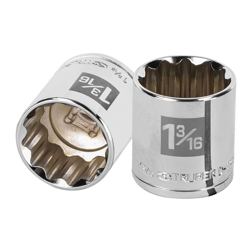 [HC47180] TRUPER DADO D-5438 1 3/16" CUADRO 1/2" 12 PUNTAS STD