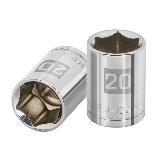 [HC47197] TRUPER DADO D-5420-M 20MM CUADRO 1/2" 6 PUNTAS MM