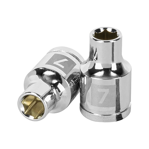 [HC47240] TRUPER DADO D-5207-HM 7MM CUADRO 3/8" 6 PUNTAS MM
