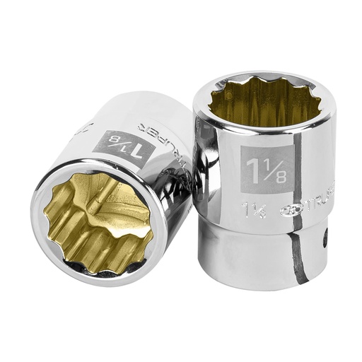 [HC46710] TRUPER DADO D-5536 1 1/8" CUADRO 3/4" 12 PUNTAS STD