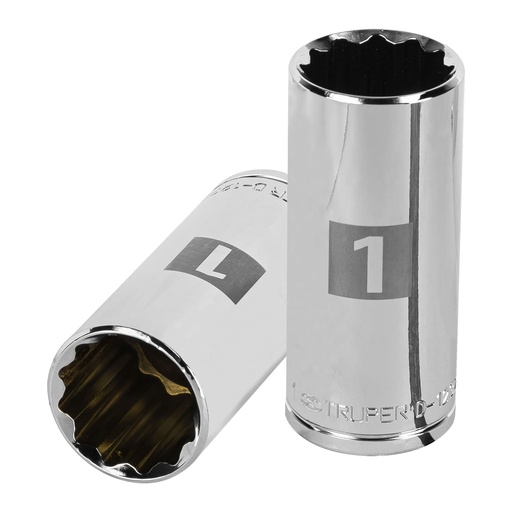 [HC46711] TRUPER DADO D-5332-E 1" CUADRO 1/2" LARGO 12 PUNTA STD