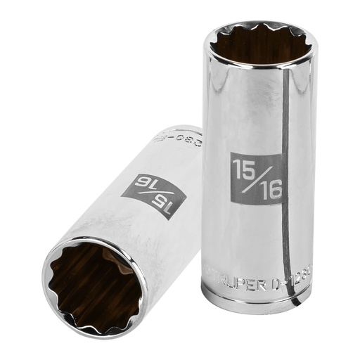 [HC46712] TRUPER DADO D-5330-E 15/16" CUADRO 1/2" LARGO 12 PUNTA STD