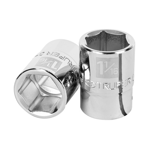 [HC46717] TRUPER DADO D-5534-H 1 1/16" CUADRO 3/4" 6 PUNTAS STD