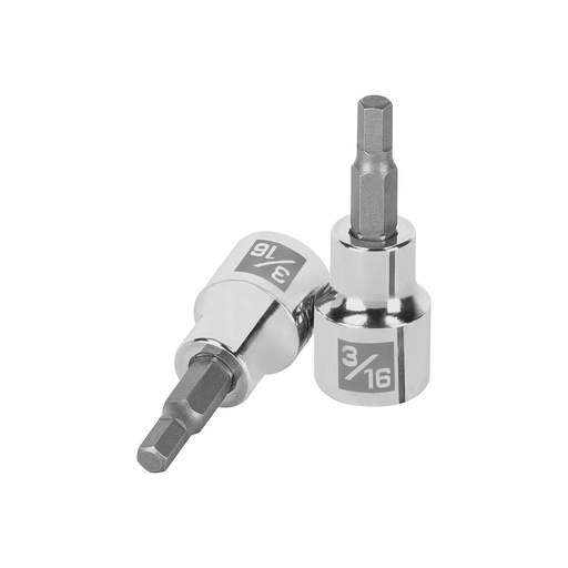 [HC46647] TRUPER DADO D-4990-3/16 3/16 CUADRO 3/8 PTA HEXAGONAL STD