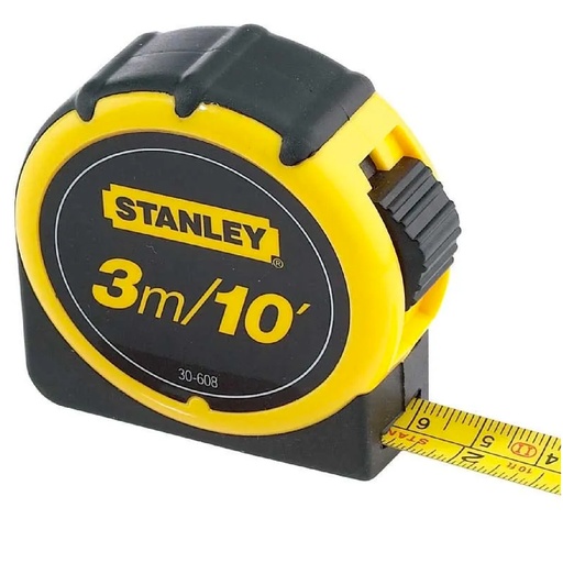 [HC44312] STANLEY FLEXOMETRO 1/2 3MT GLOBAL PLUS 30-608X