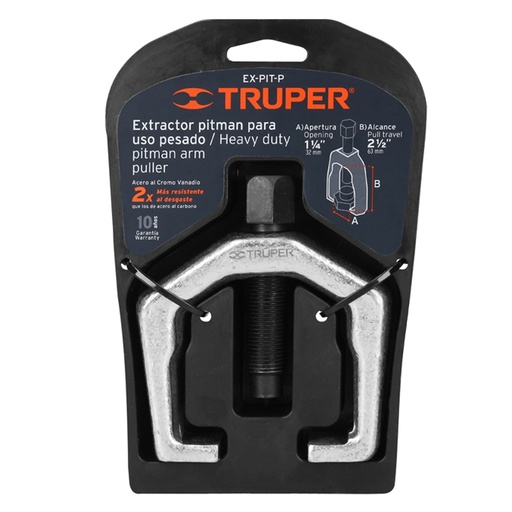 [HC47625] TRUPER EXTRACTOR PITMAN EX-PIT-P AJUSTABLE DE 33MM A 63MM
