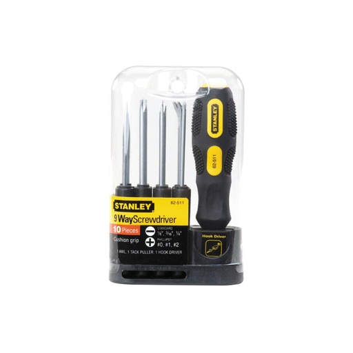 [HC44269] STANLEY DESTORNILLAD MULTIPLE C/8BARRAS INTERCAMBIABLES 0462