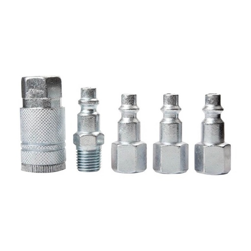 [HC44575] ACOPLADOR RAPIDO DE 5PZAS (ZAMAK)