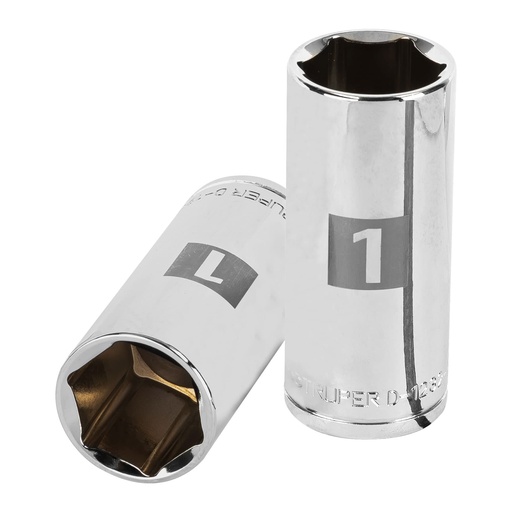 [HC47353] TRUPER DADO D-5332-H 1 CUADRO 1/2 LARGO 6PTAS STD