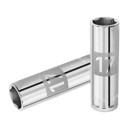 [HC48302] TRUPER DADO D-5317-M 17MM CUADRO 1/2" LARGO 6 PUNTAS MM
