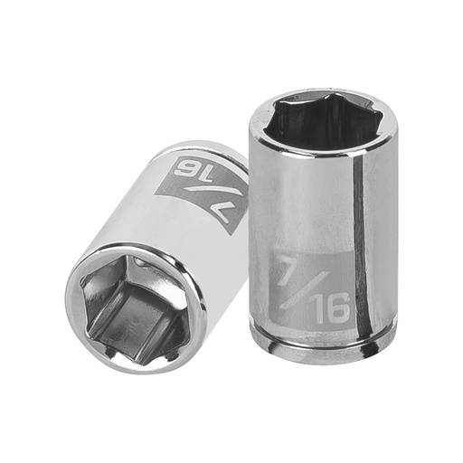 [HC47282] TRUPER DADO D-4714 7/16" CUADRO 1/4" 6 PUNTAS STD