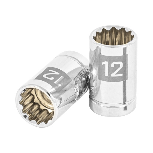[HC47289] TRUPER DADO D-5212-M 12MM CUADRO 3/8" 12 PUNTAS MM