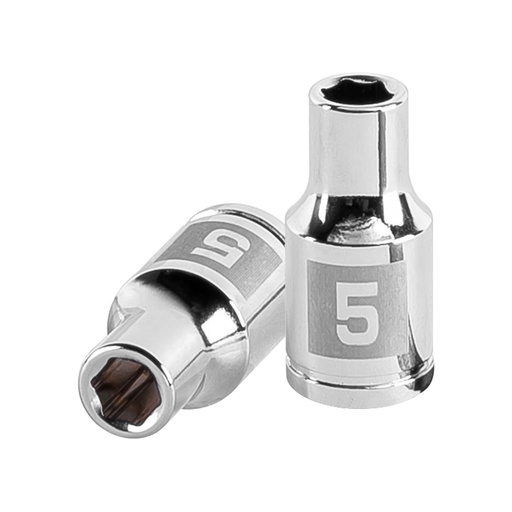 [HC47270] TRUPER DADO D-4705-M 5MM CUADRO 1/4" 6 PUNTAS MM