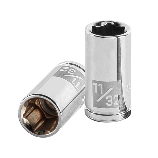 [HC47277] TRUPER DADO D-4711 11/32" CUADRO 1/4" 6 PUNTAS STD