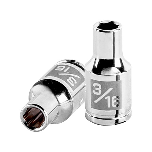 [HC47278] TRUPER DADO D-4706 3/16" CUADRO 1/4" 6 PUNTAS STD