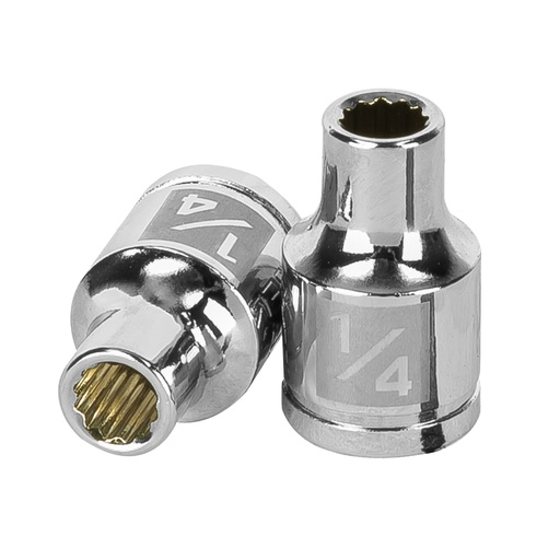 [HC47699] TRUPER DADO D-5208 1/4" CUADRO 3/8" 12 PUNTAS STD