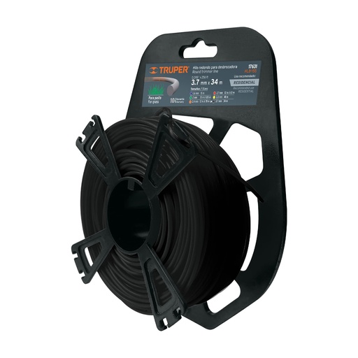 [HC47378] TRUPER HILO P/DESBROZADORA    3.7MMX34MT NGO REDONDO