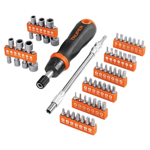 [HC47394] TRUPER DESARMADOR JDM-58 TIPOMATRACA 42 PUNTAS 14 DADOS