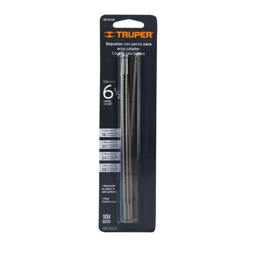 [HC47428] TRUPER SEGUETA REP-ACA-6X REPOSICION P/ARCO 8PZA