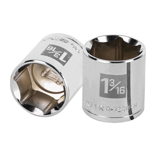 [HC48204] TRUPER DADO D-5438-H 1 3/16" CUADRO 1/2" 6 PUNTAS STD