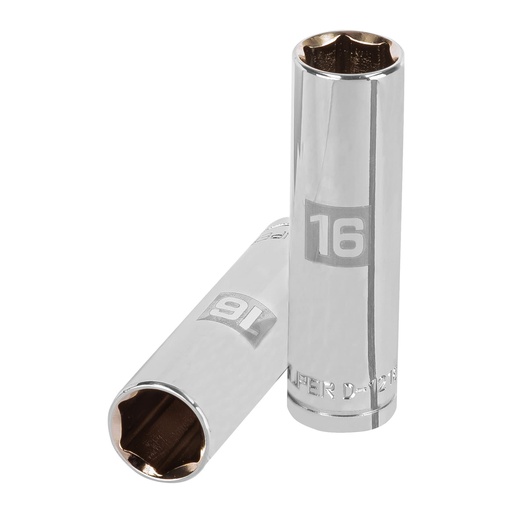 [HC48301] TRUPER DADO D-5316-M 16MM CUADRO 1/2" LARGO 6 PUNTAS MM