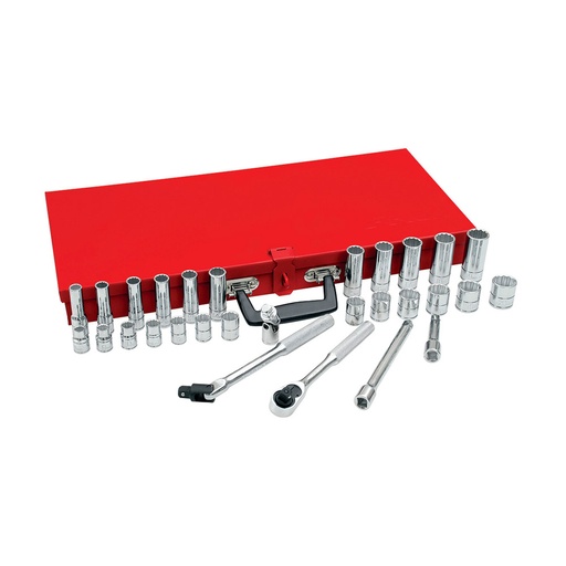 [HC51894] URREA DADOS JG/29PZ 3/8 52222 CJ METALICA
