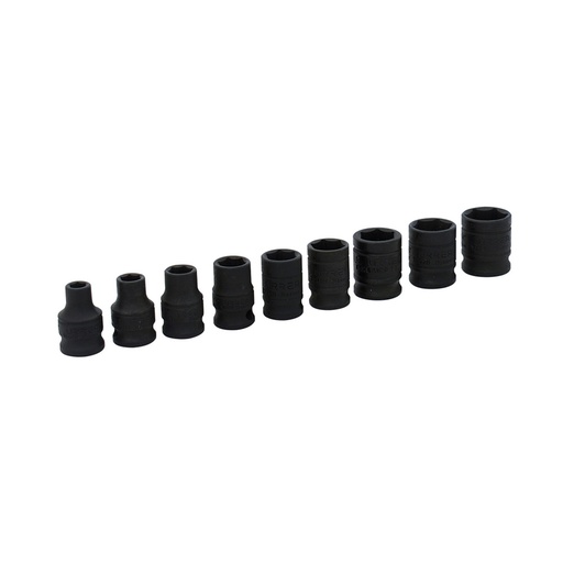 [HC51556] URREA JGO 9PZ DADOS IMP 3/8 6PT STD