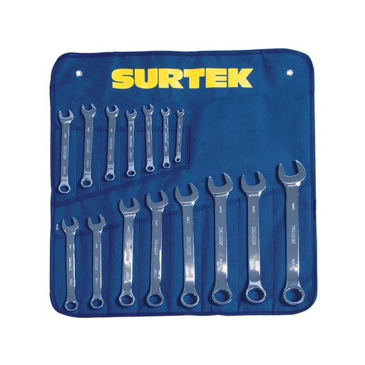 [HC51322] SURTEK JGO LLAVES COMB MM P ESP 15PZ