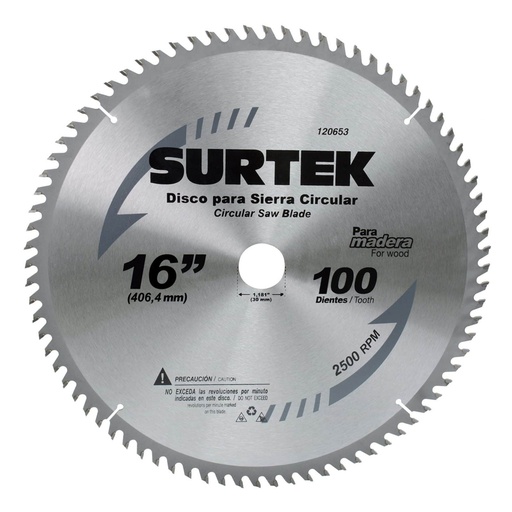[HC51773] SURTEK DISCO P/SIE CIRC 16DX100DX30MM