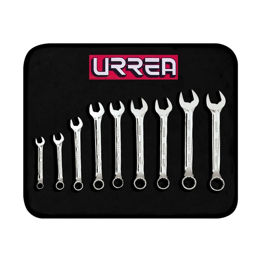[HC51343] URREA JGO 9PZ LLAVES COMB CORTAS STD
