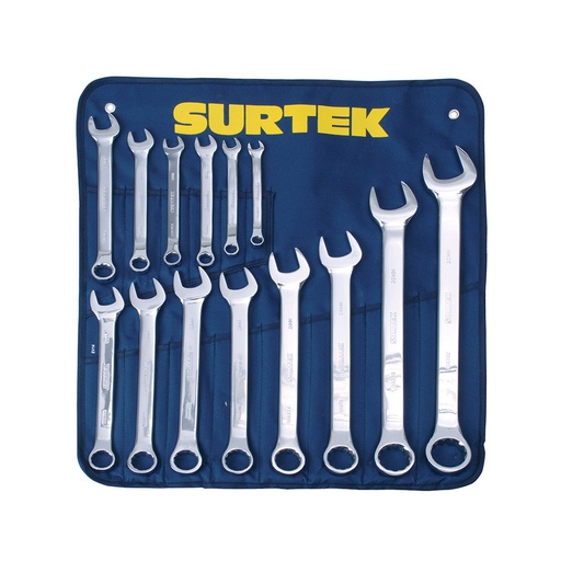[HC51402] SURTEK JGO LLAVES COMB MM P ESP 14PZ