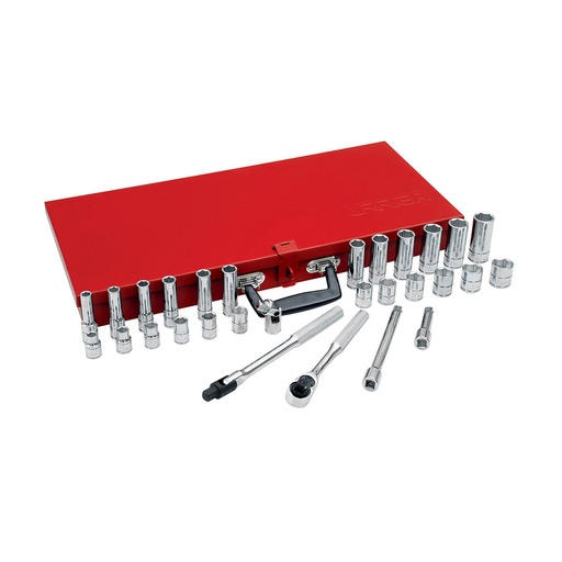 [HC51657] URREA DADOS JG/29PZ 3/8 52220 CJ METALICA