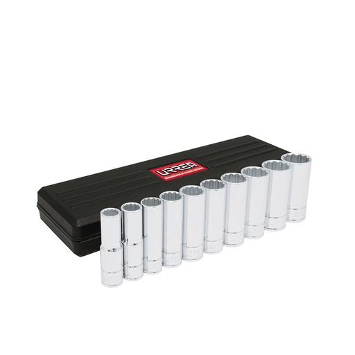 [HC51471] URREA JGO 10PZ DADOS LG 1/2 12PT STD