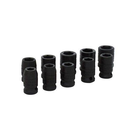 [HC52683] URREA JGO 10PZ DADOS IMP MM 1/2 6PTA