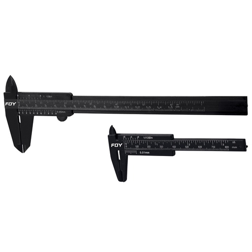[HC52999] FOY JGO 2 VERNIER PLAST 3Y6" 142070