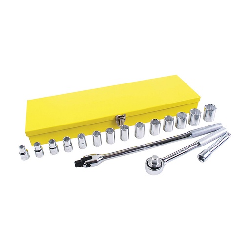 [HC53115] SURTEK JGO 1/2" STD DADOS Y ACC 17PZ