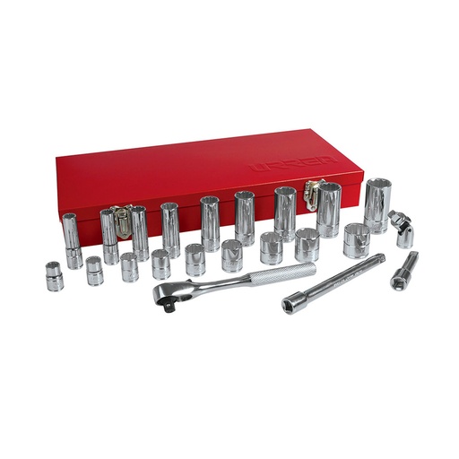 [HC52835] URREA DADOS JG/22PZ 3/8 52136 CJ MET